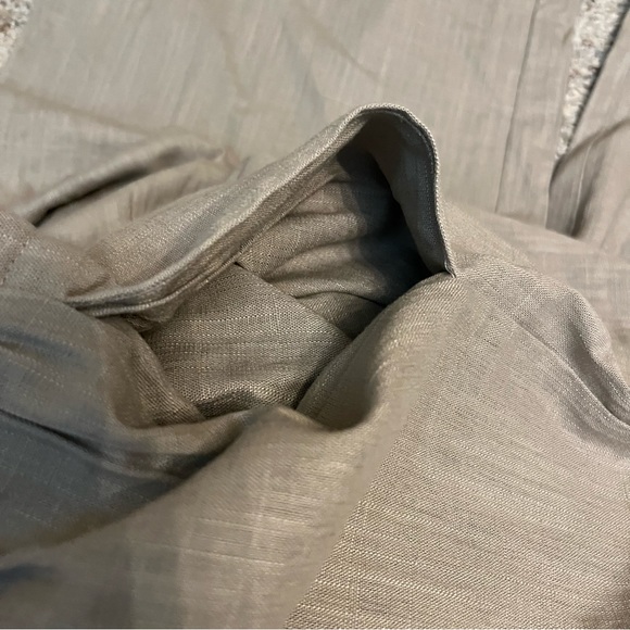 Pacibe Taupe Linen/Blend Pants Size XL NWT - Picture 7 of 12